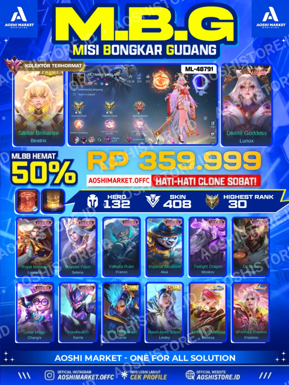 BEATRIX PRIME X LEGEND LUNOX
