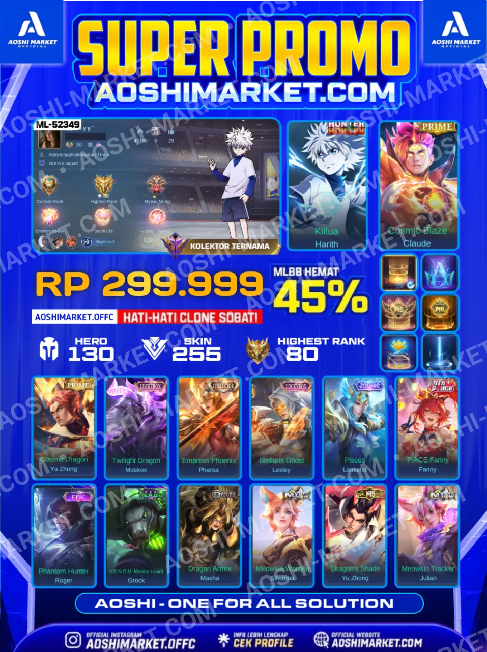 HARITH KILLUA X CLAUDE PRIME