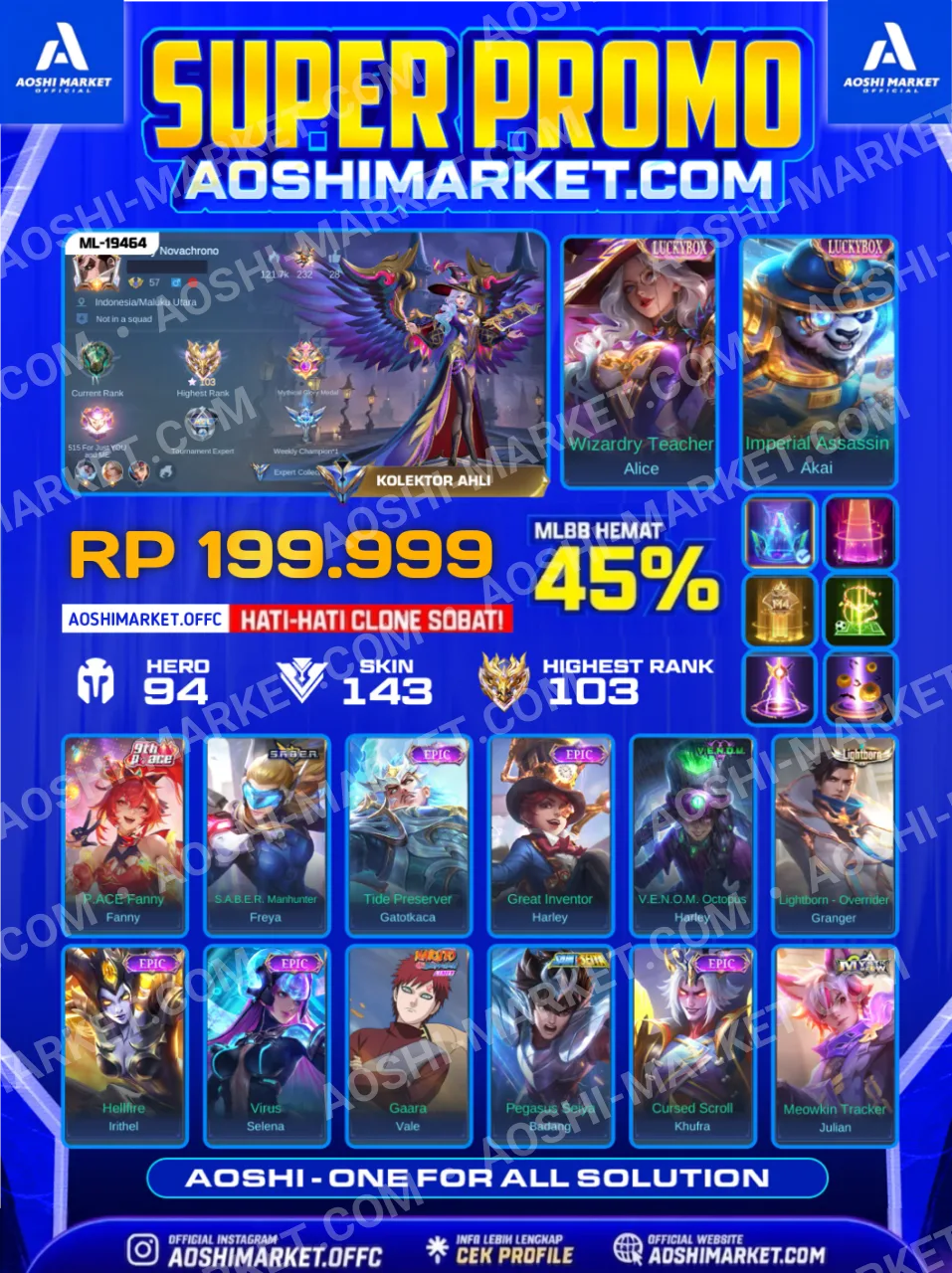 ALICE LUCKYBOX X AKAI LUCKYBOX