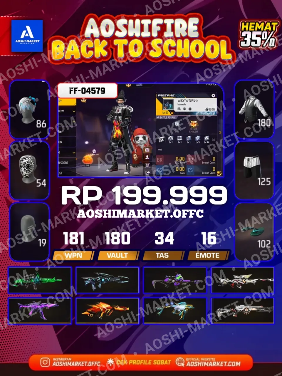 No Evo, Sg 2 Opm,Arctic Blue, Shadow Earthshaker On