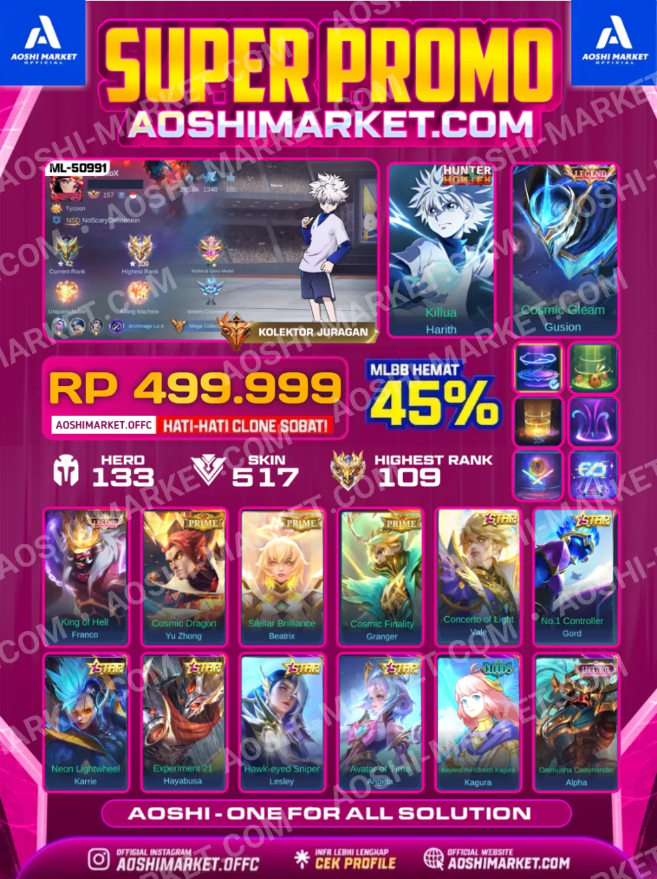 HARITH KILLUA X GUSION LEGEND