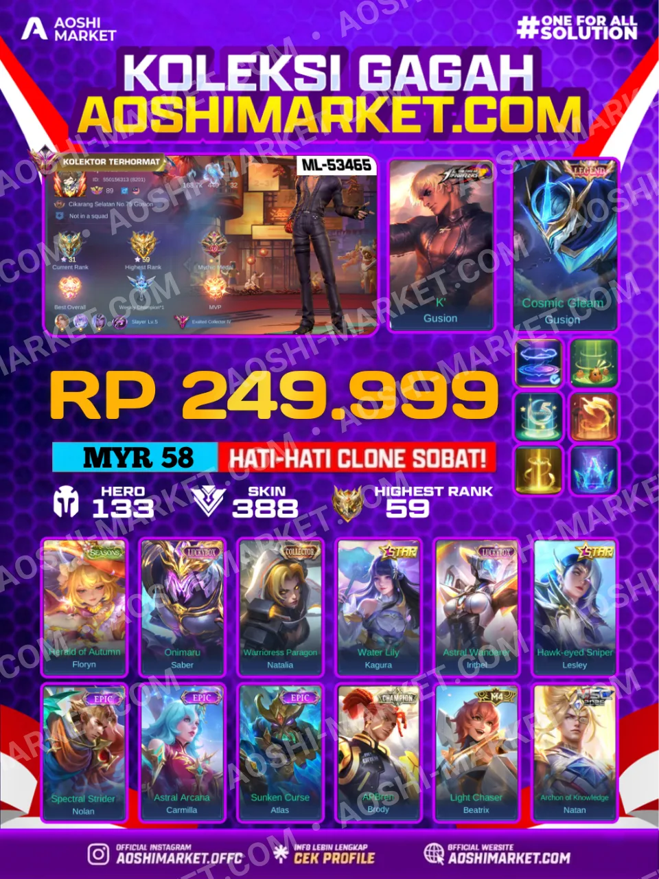 GUSION KOF X GUSION LEGEND