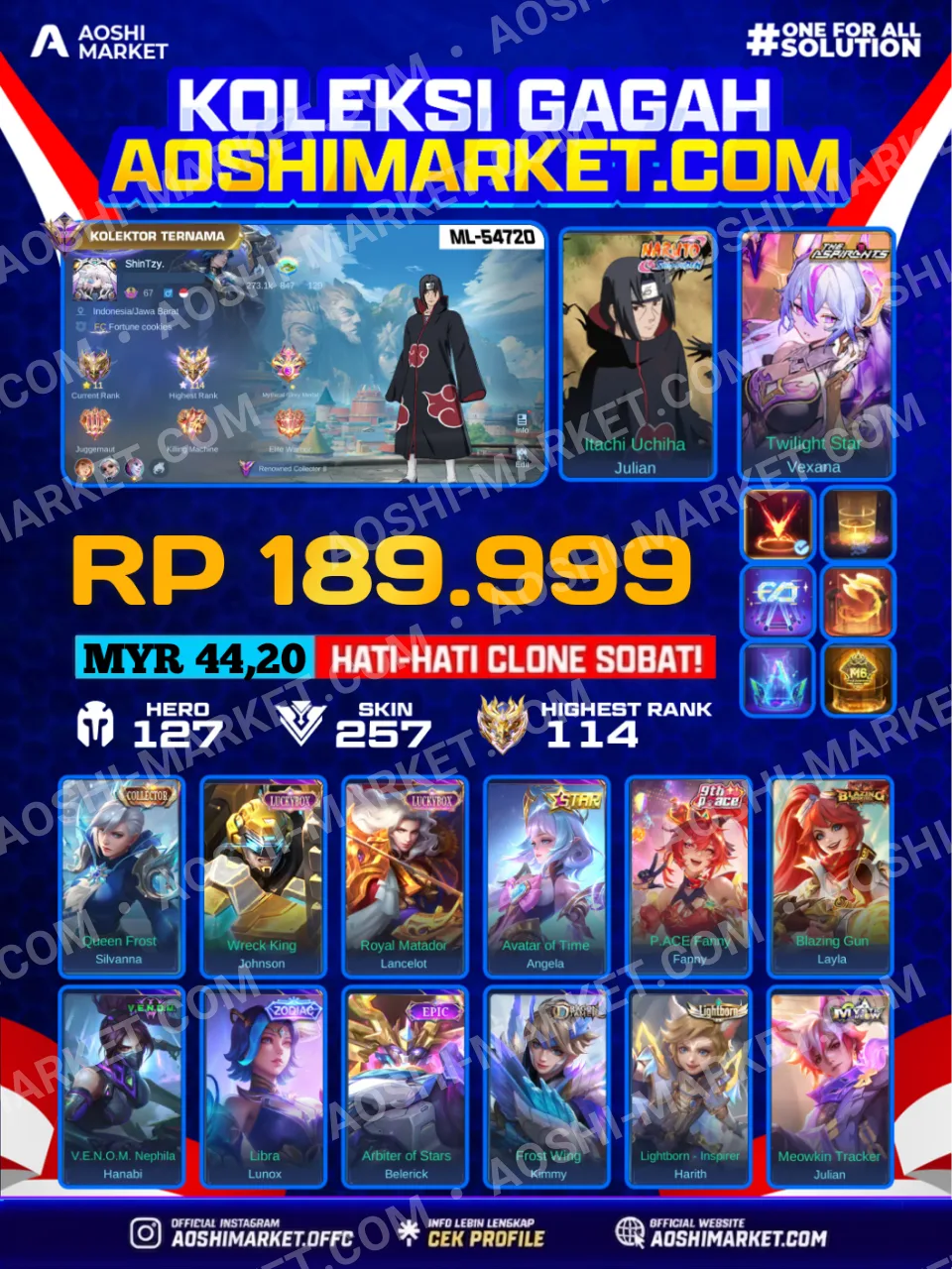 JULIAN ITACHI X VEXANA ASPIRANT